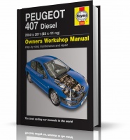 PEUGEOT 407 DIESEL (2004-2011) - instrukcja napraw Haynes 